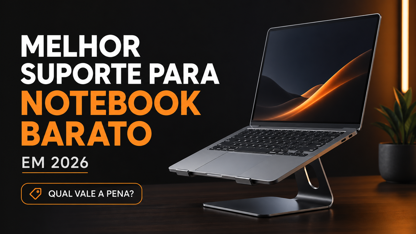 Suporte para notebook barato e dobrável para home office