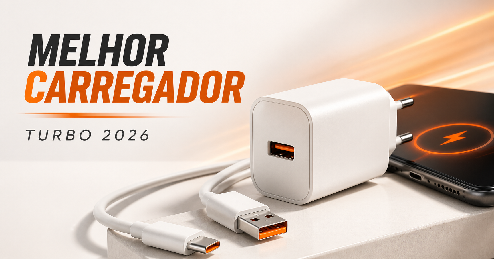 Melhor carregador turbo barato em 2026 para celular